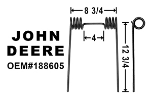 188605 - HARROW SPNG TINE; DEERE