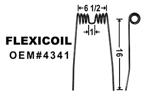 4341 - HARROW SPNG TINE; FLEXI-COIL