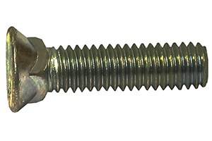 CZPBL38-112 - 3/8-16 X 1-1/2 ZINC PLOW BOLT